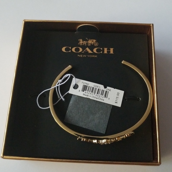 Coach star cuff Gold colored bracelet - Picture 5 of 6